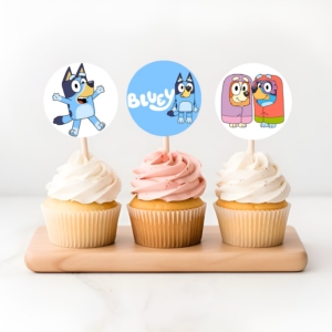 decoración de cumple de Bluey
